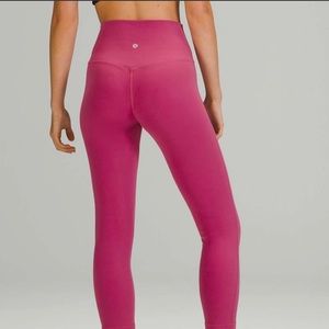 Lululemon Align High-Rise Crop 23" size 4
Color Pink Lychee